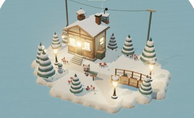 Snowbell’s game screenshot on its store listing